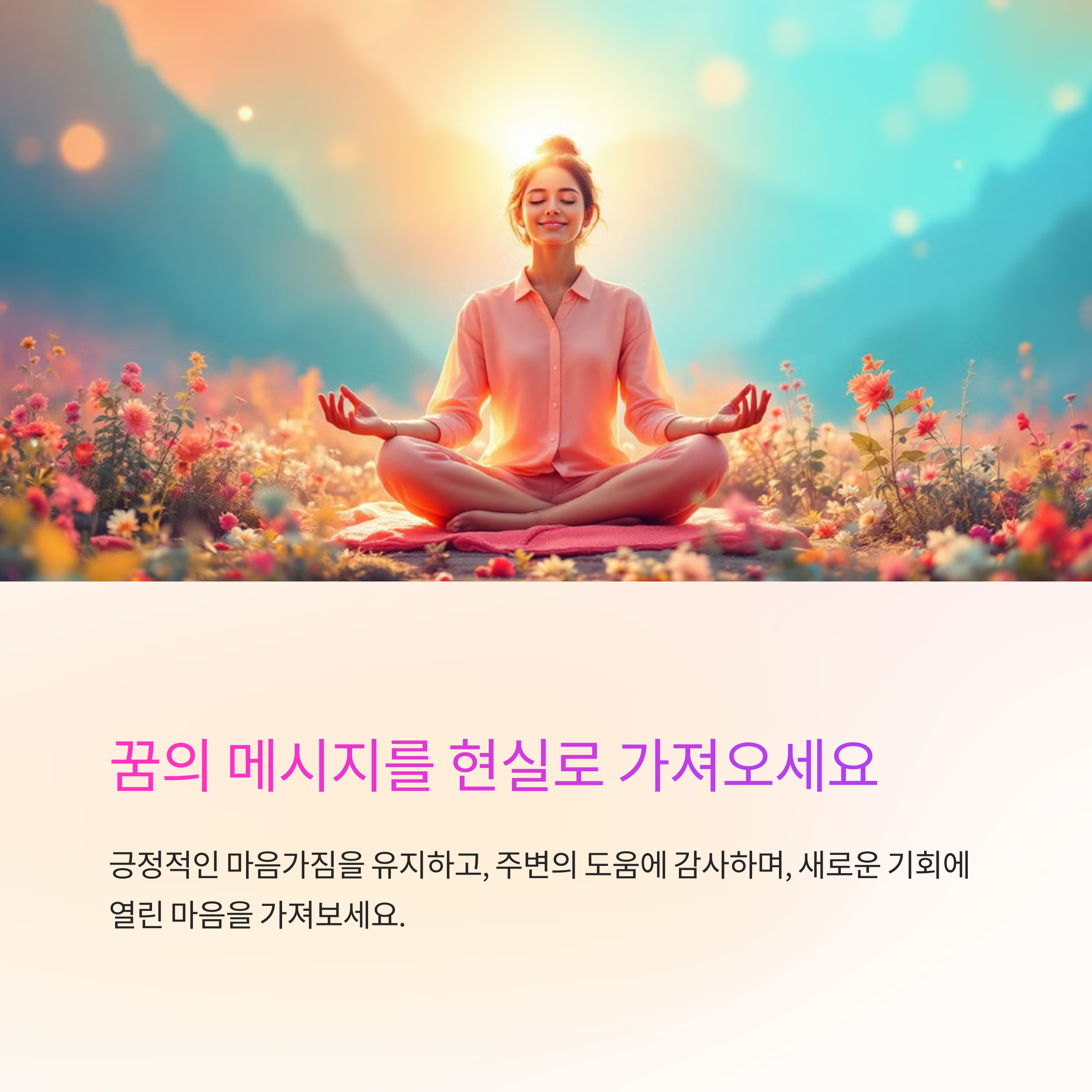 어려운 상황에서 누군가가 나를 도와주는 꿈