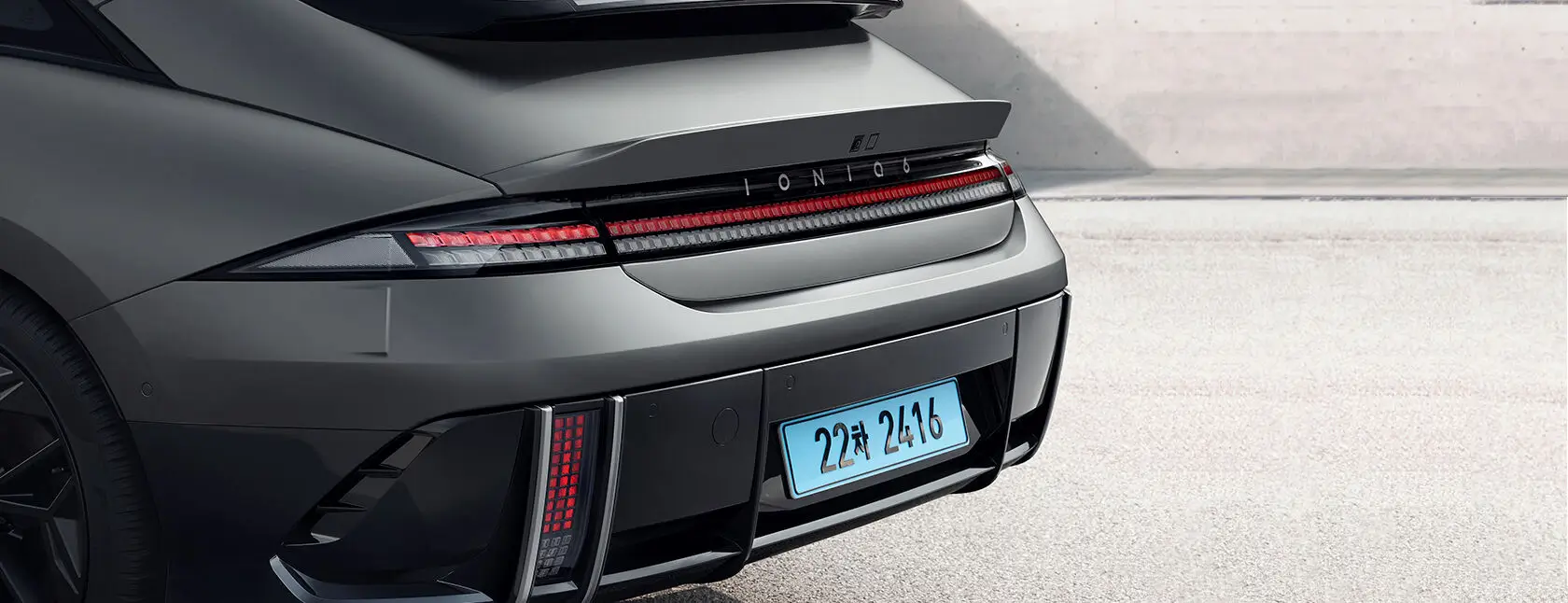 현대 아이오닉 6 외관 후면 디자인