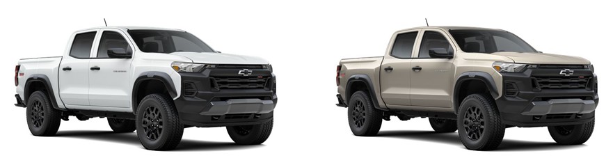 [픽업트럭 추천] 신형 3세대 콜로라도 풀체인지 색상 서밋 화이트, 샌드 듄 메탈릭