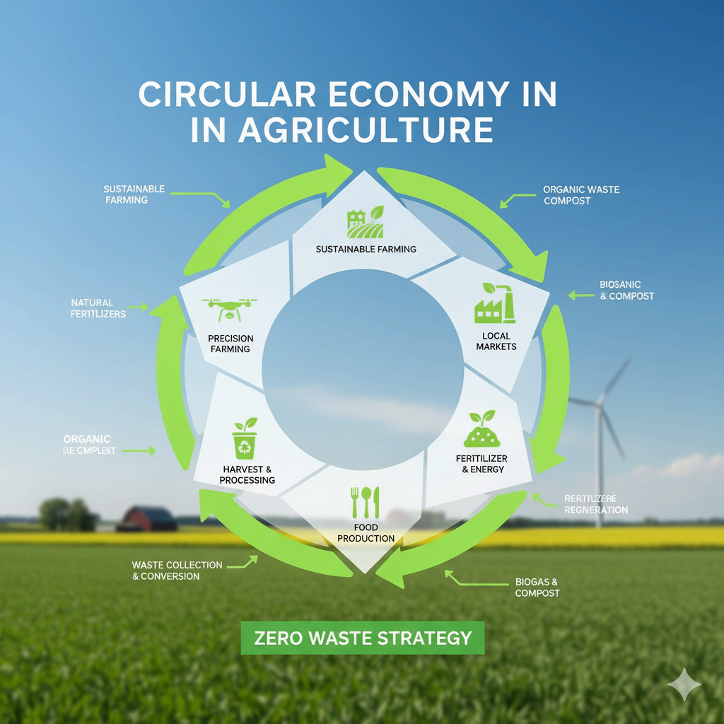 순환 농업 시스템(Circular Economy in Agriculture)의 폐기물 제로화 전략
