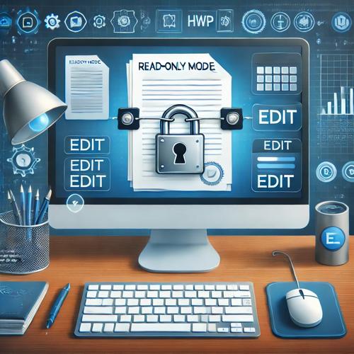 한글 읽기 전용 해제 섬네일