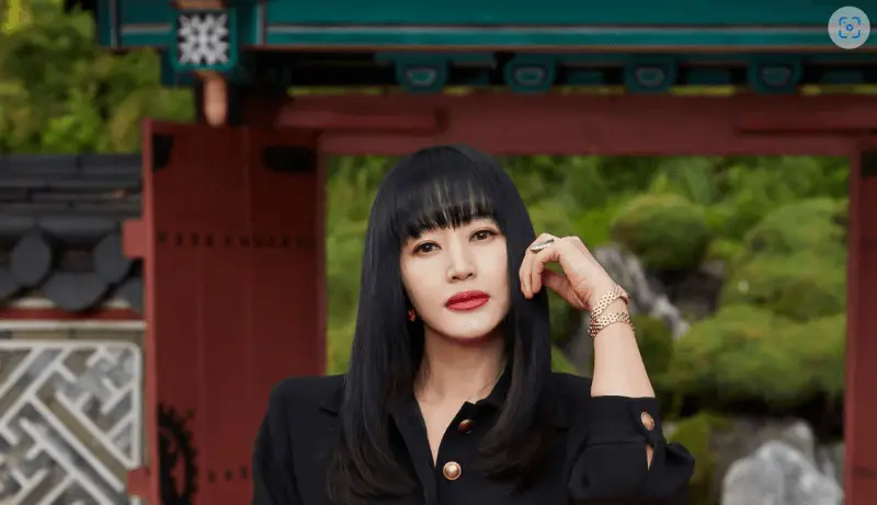 제작 발표회 때의 김혜수