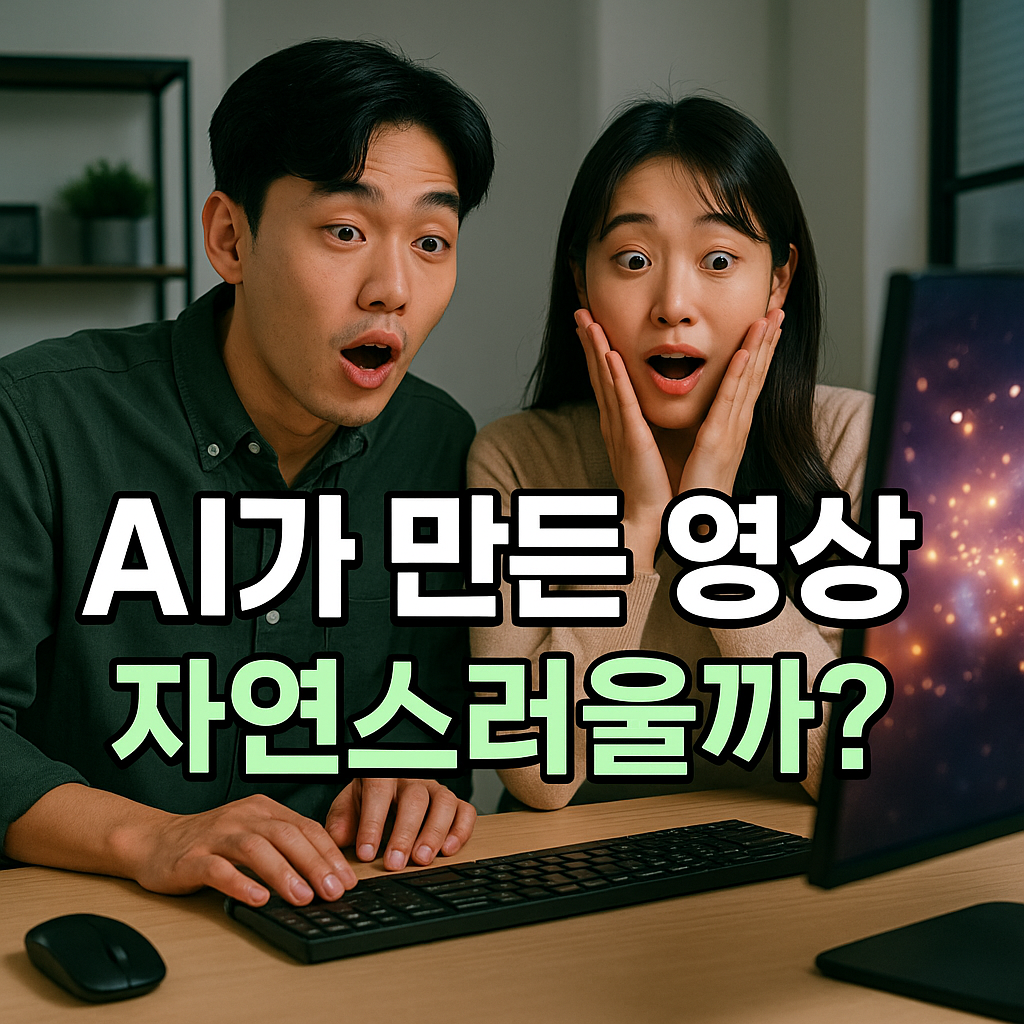 AI 영상에 놀라는 20대