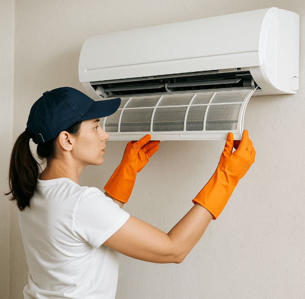 벽걸이 에어컨 셀프 청소법 