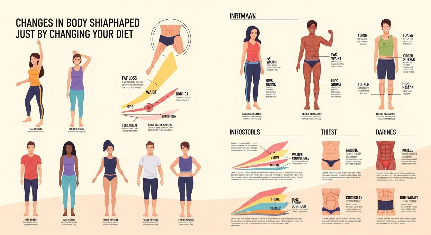 식단만 바꿔도 달라지는 체형 변화