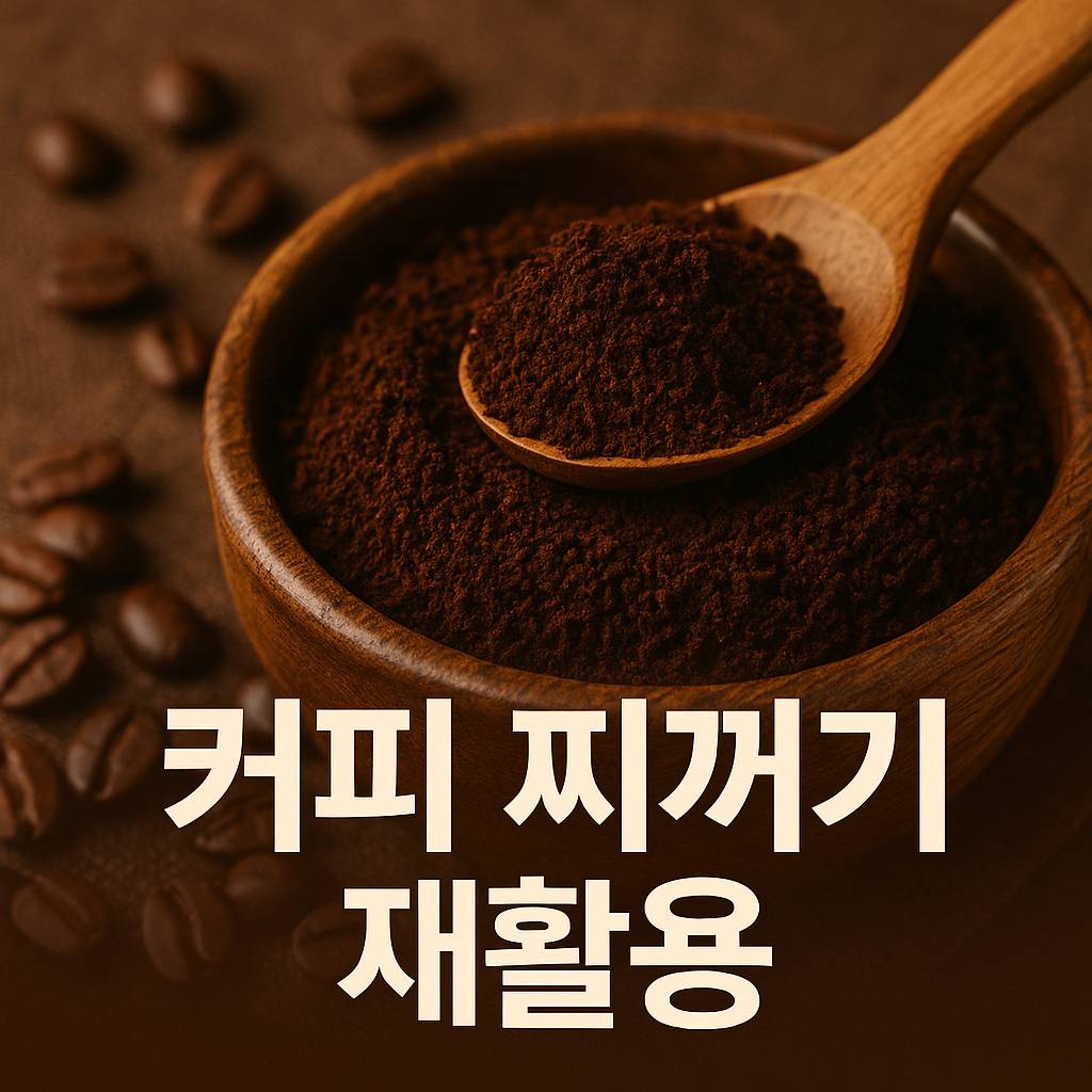 커피 찌꺼기의 재활용 생활 꿀팁