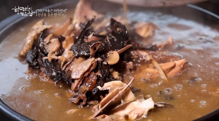 한국인의밥상-한방능이백숙