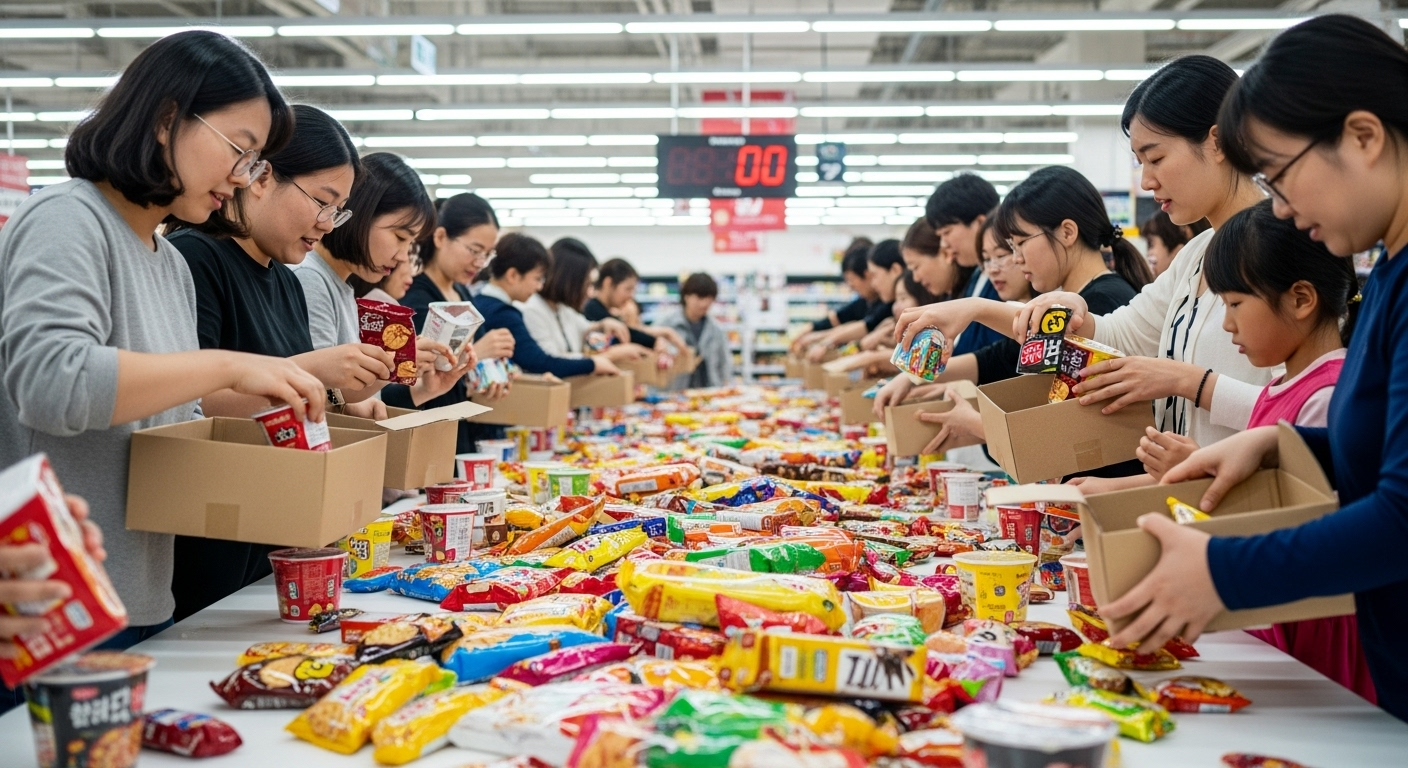 이마트 과자 무한담기