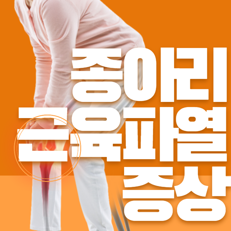 종아리 근육파열 증상