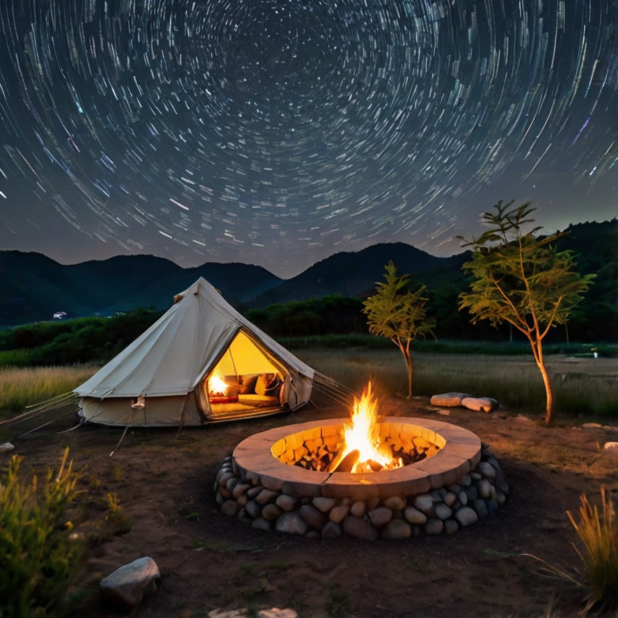 자연속 촌캉스 이미지