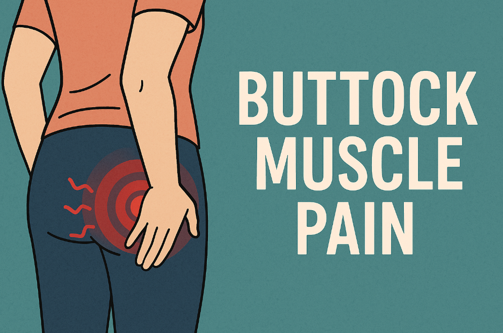 엉덩이 근육 통증 빠른 확인