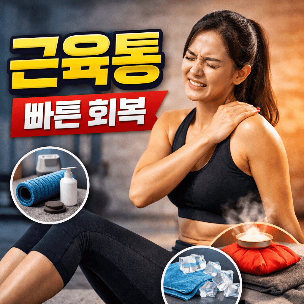 근육통 완화 방법 총정리｜운동 후 통증 빠르게 줄이는 법
