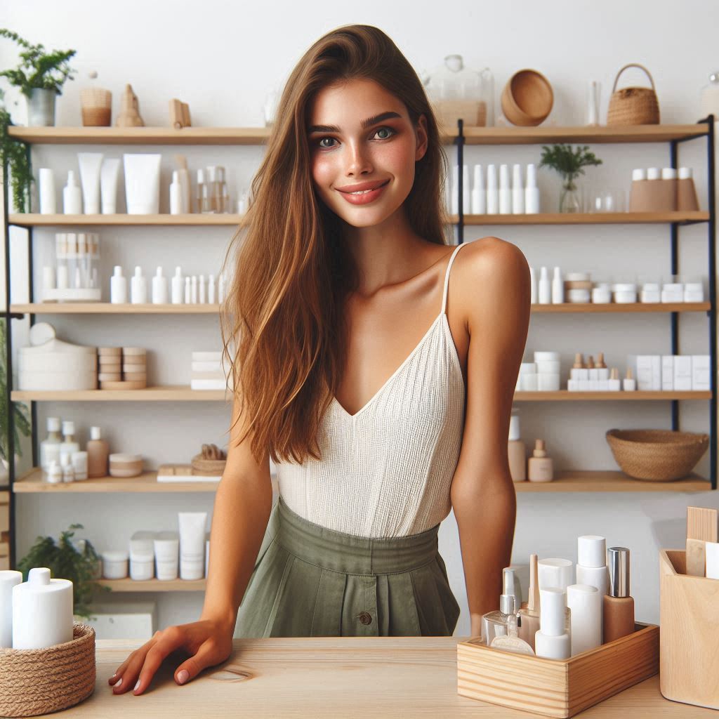 피부,체형관리 샵 배경