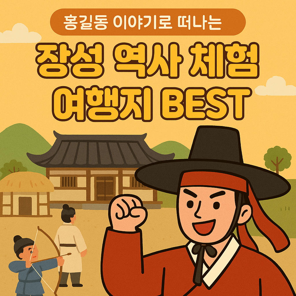 의적 홍길동의 고장, 장성에서 떠나는 역사 체험 여행지 BEST