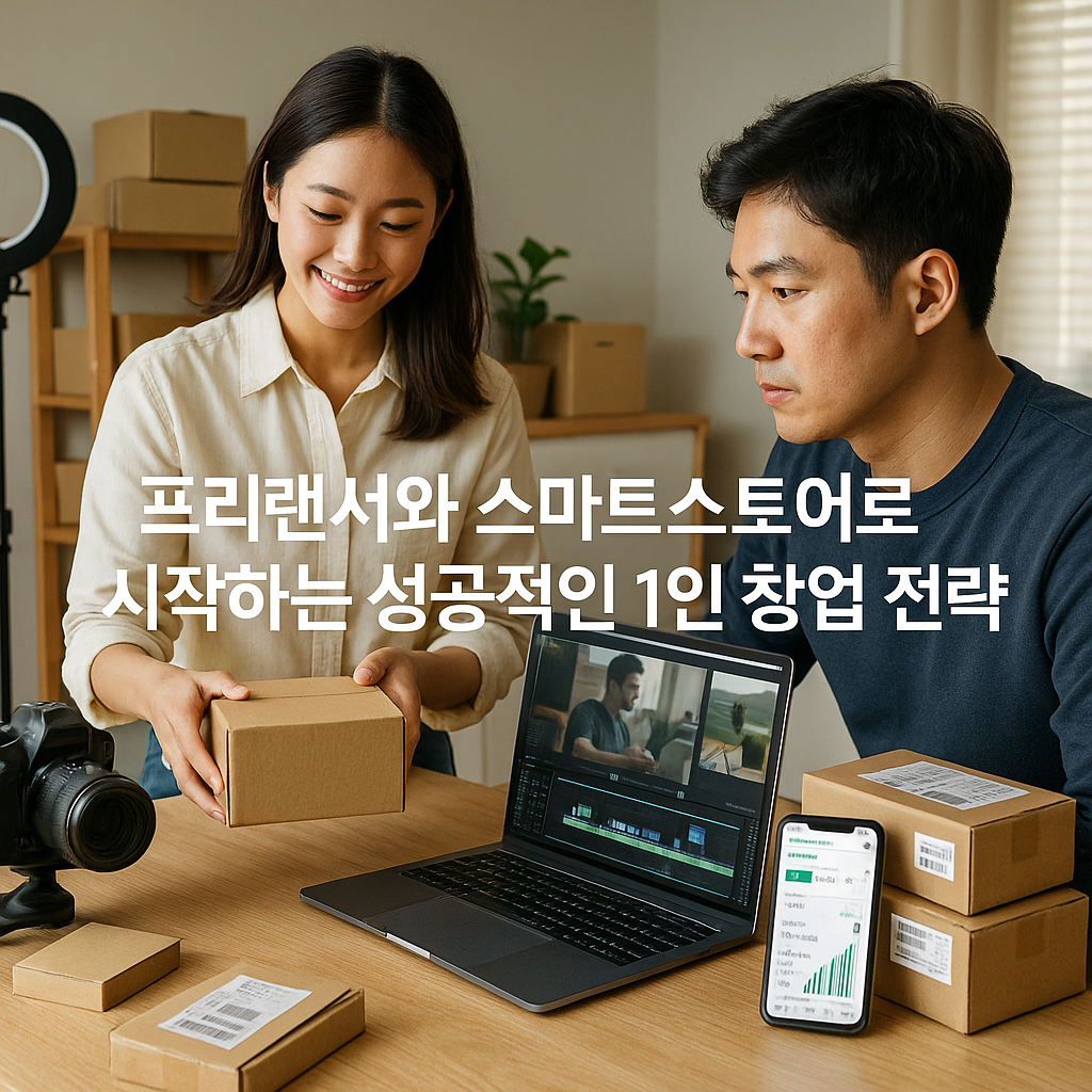 프리랜서와 스마트스토어로 시작하는 성공적인 1인 창업 전략