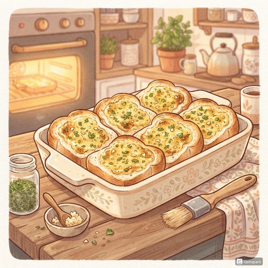 [자취생 간단 요리]마요 마늘빵 (소스 비율, 굽기 온도, 에어프라이어)