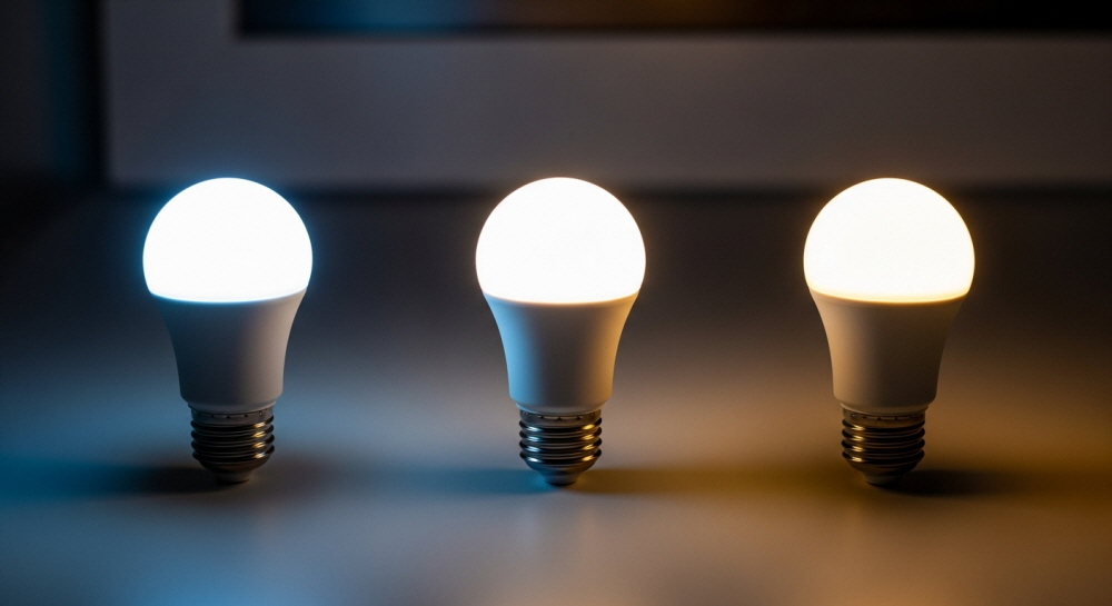 형광등 색깔 차이