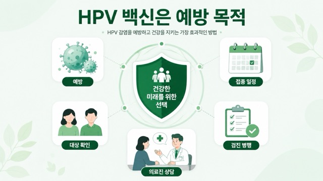 HPV 백신과 예방 개념