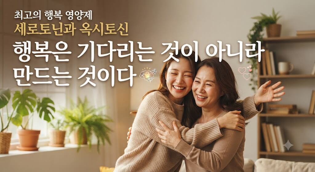 행복은 기다리는 것이 아니라 만드는 것이다 이미지