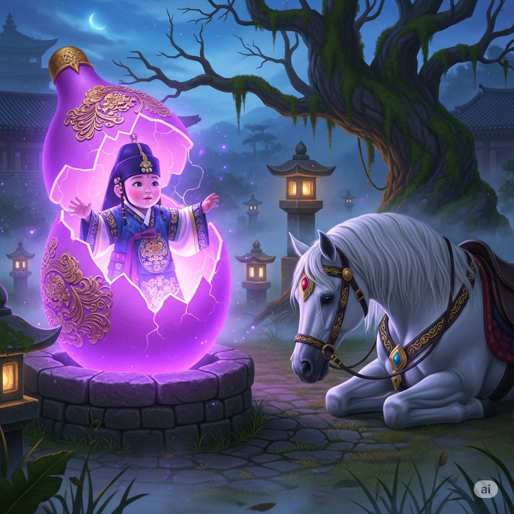 신라 건국 신화, 박혁거세 탄생과 여섯 부족의 전설