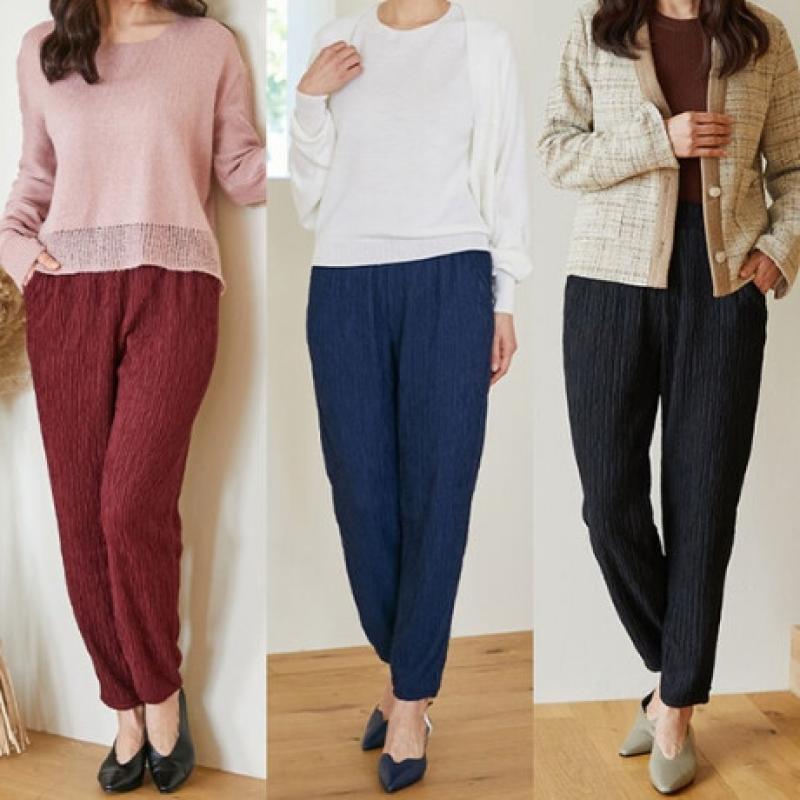 리베레츠 주름플리츠팬츠3종세트