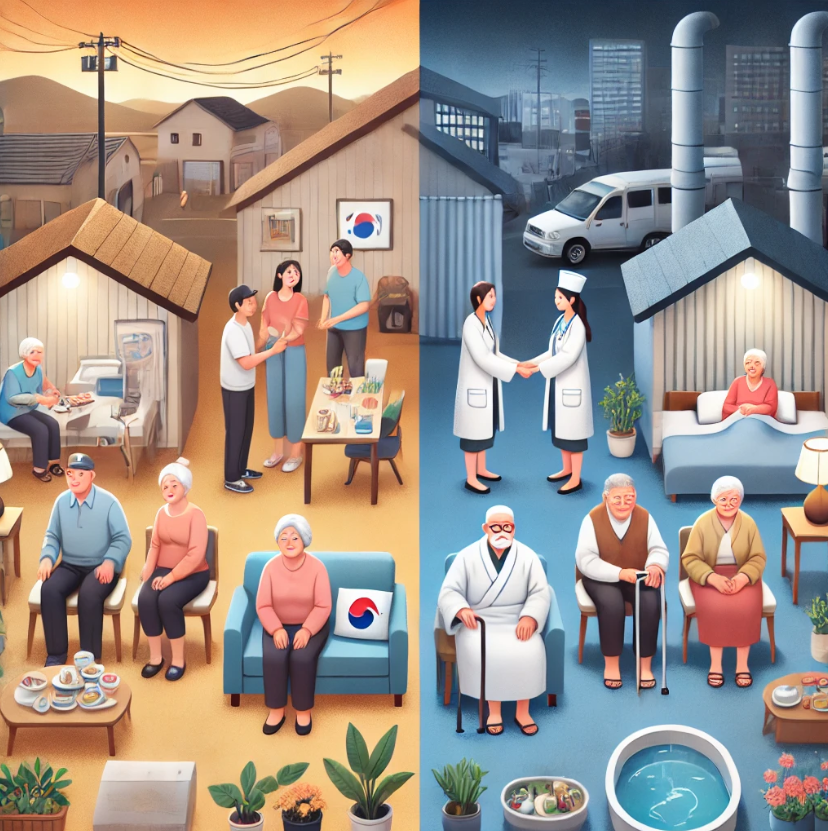 OECD 국가 노년층 복지 비교 관련 사진