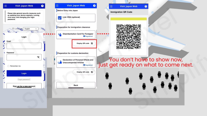 일본 입국신고서 작성법,비짓재팬 웹 QR 등록,동반가족 입국 등록,일본 세관 면세신고 방법,visit japan web 활용법