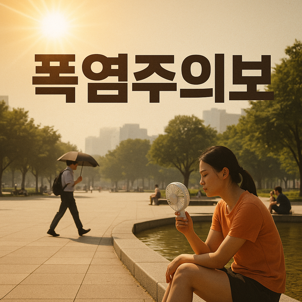 폭염주의보 발령시 대응 방안