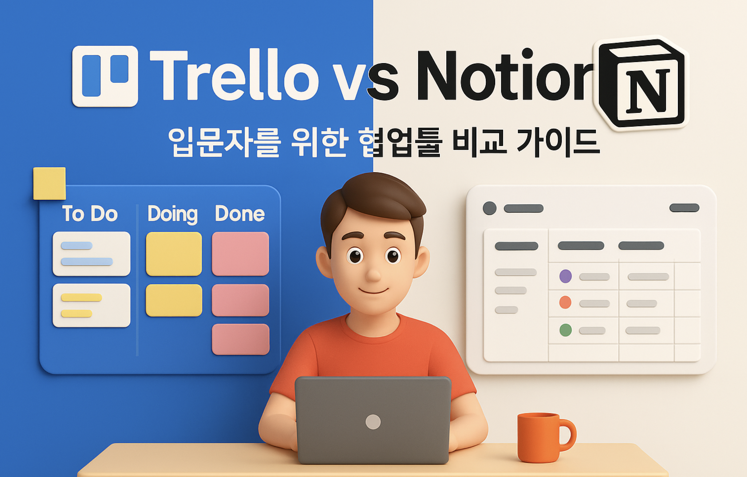 Trello vs Notion – 협업 툴 비교 분석