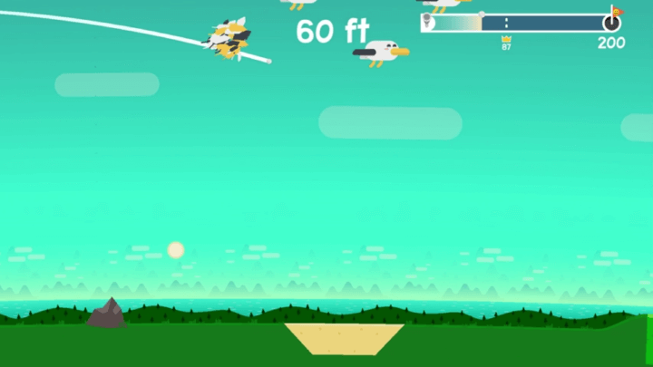 새와-충돌하여-공이-떨어지는-화면