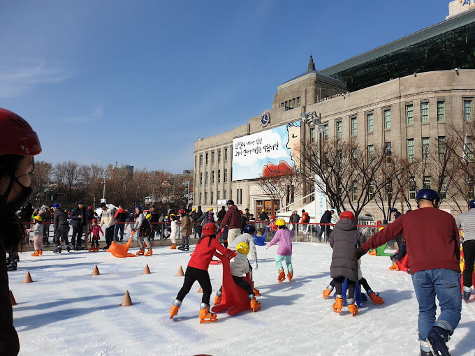 서울광장스케이트장-링크