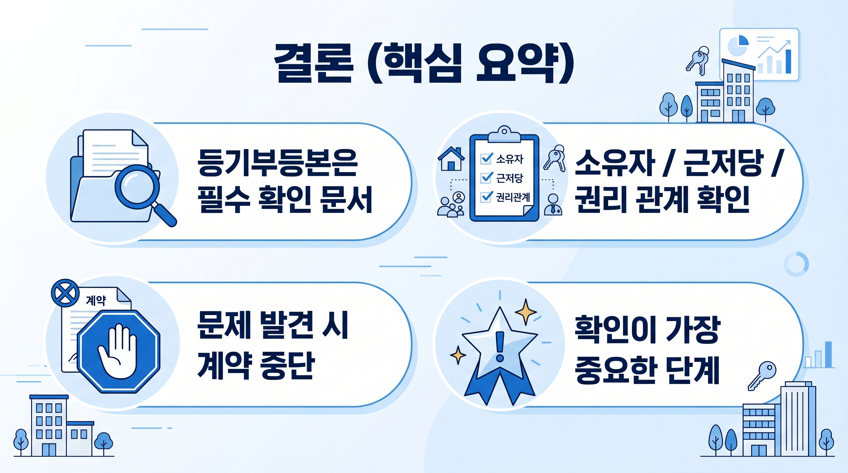 등기부등본 확인의 중요성 핵심요약