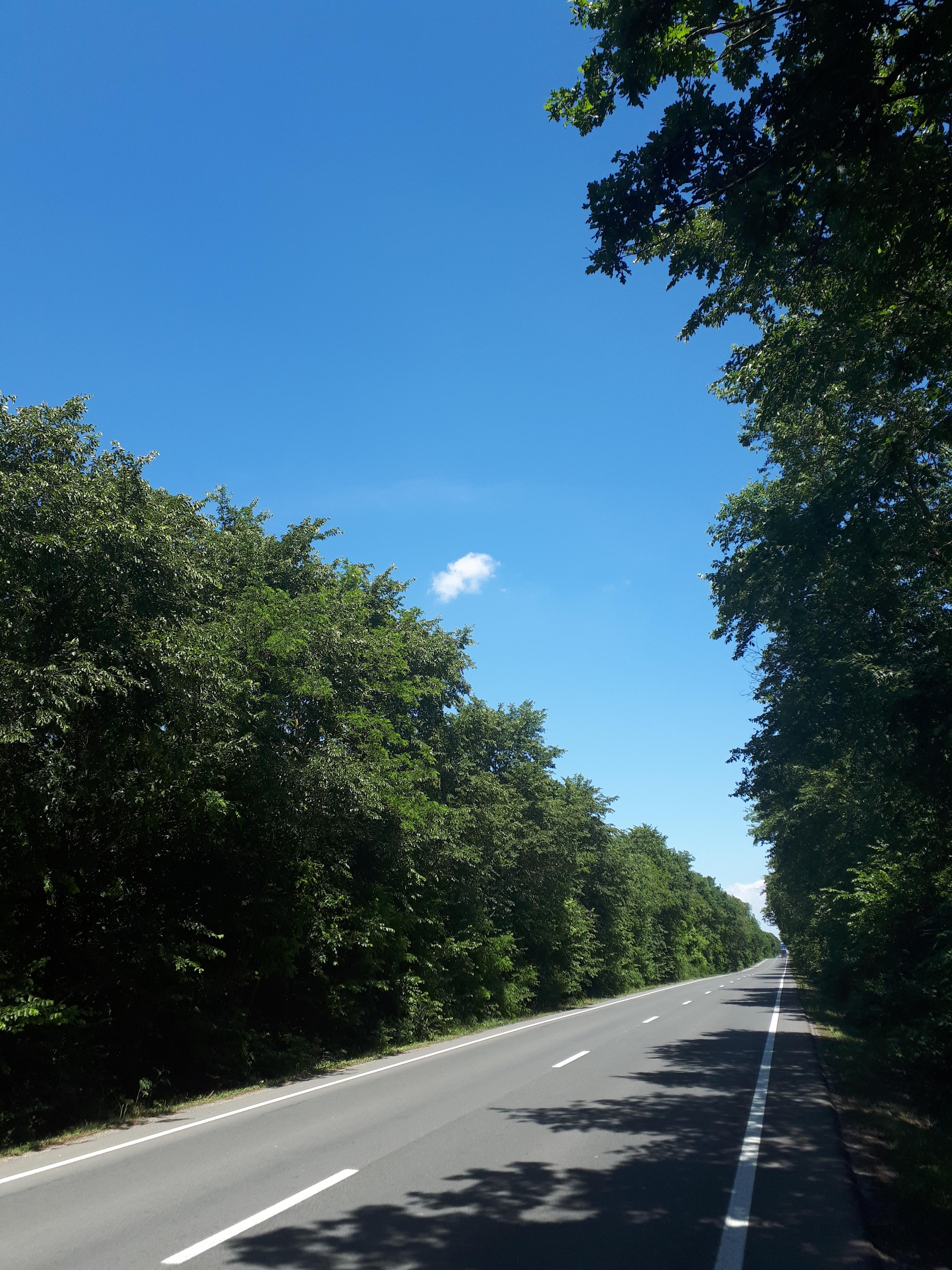 루마니아 흐르쇼바 맑은 하늘