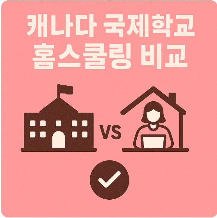 캐나다 국제학교 홈스쿨링 비교, 장단점, 선택기준 관련