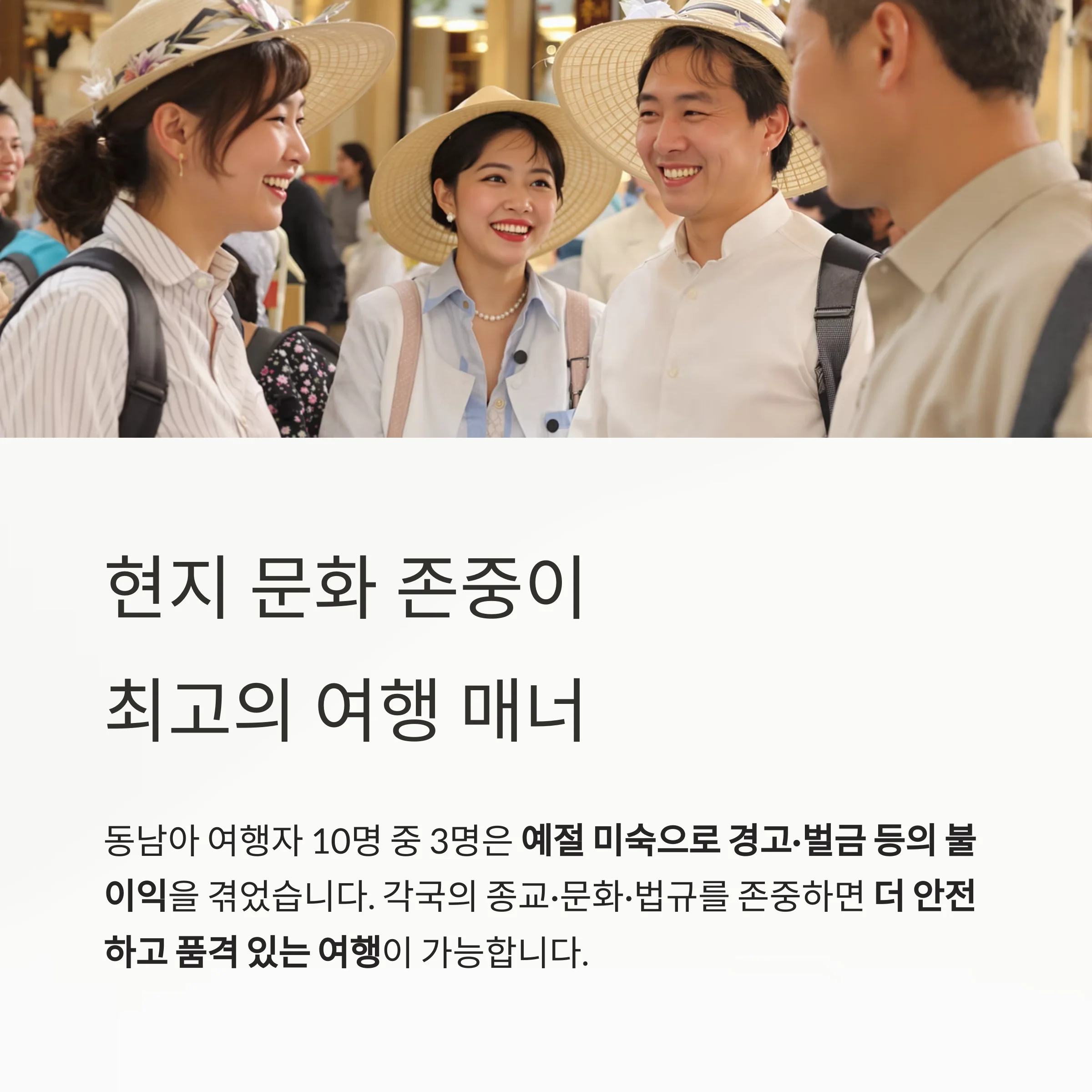 동남아 인기국 여행 전 꼭 알아야 할 예절