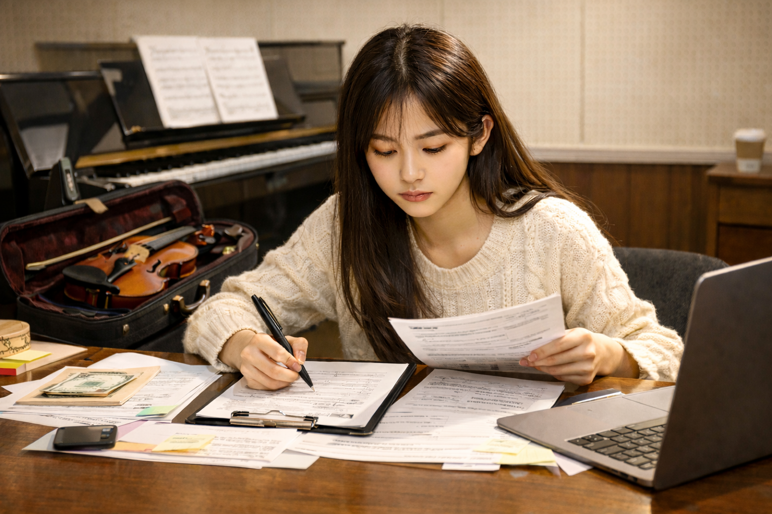 독일 음대 유학 관련 이미지 (음대 지원 서류)