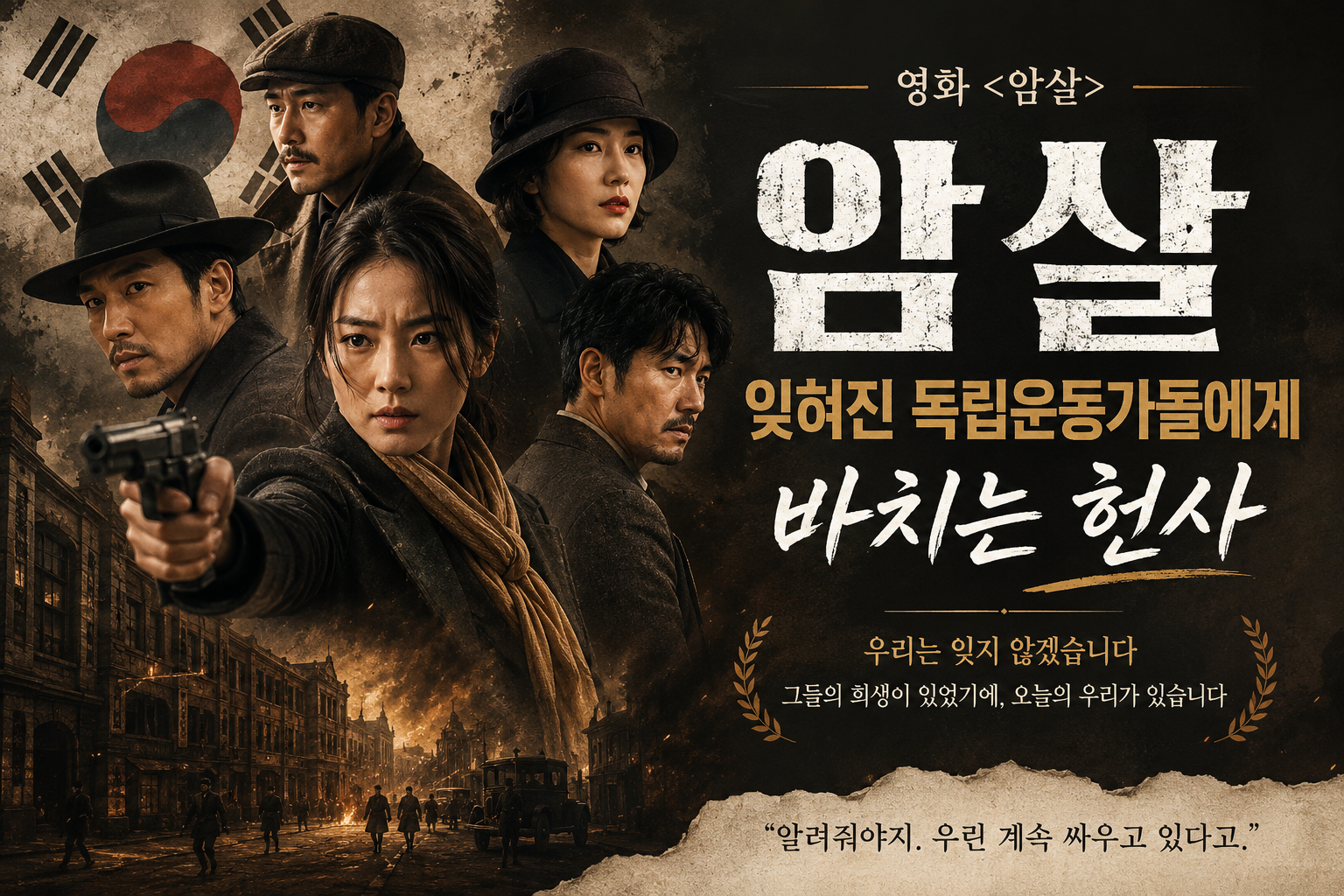 잊혀진 영웅들을 깨우다: 영화 <암살>이 말하는 독립운동의 진실