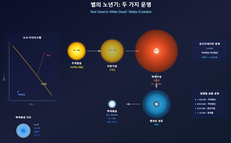 백색왜성과 적색거성