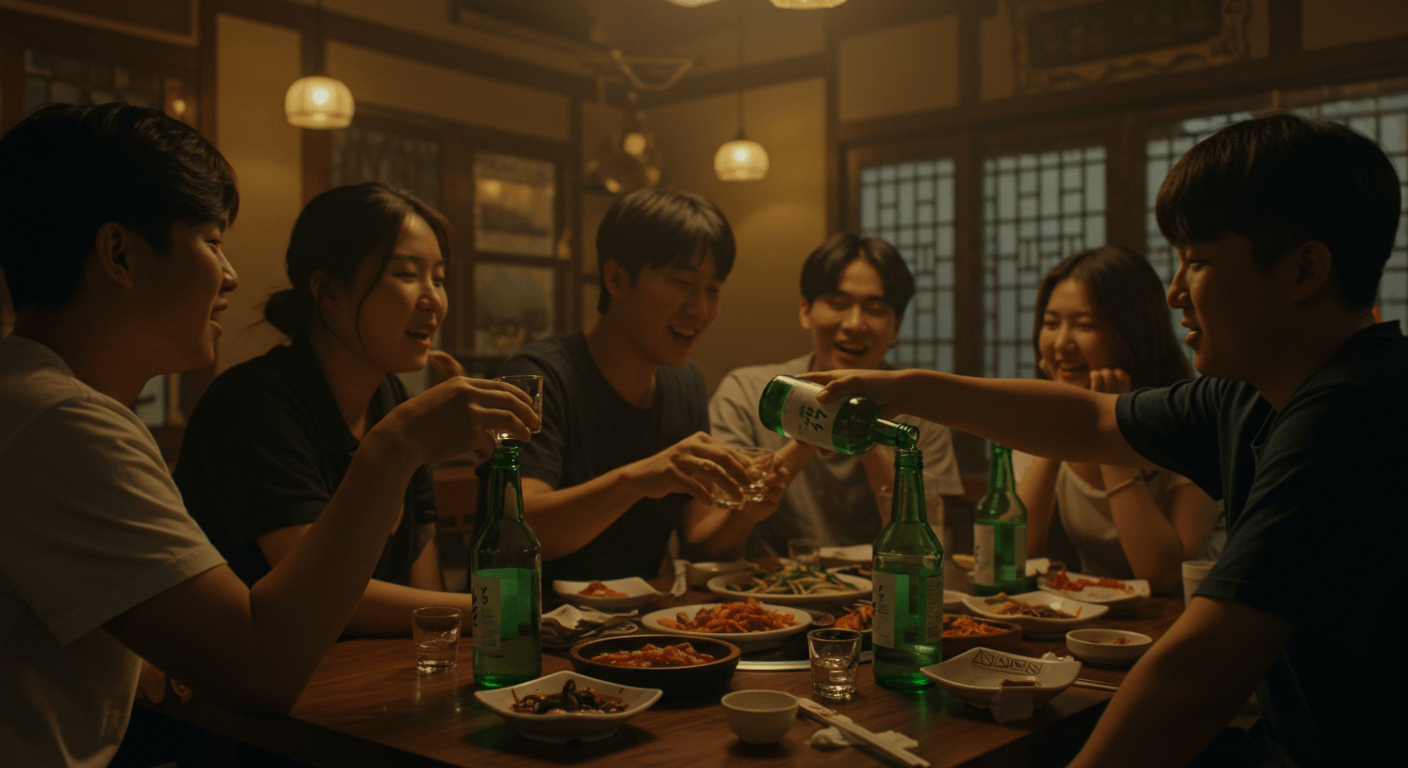 종로구 관철동 젊음의 거리에서 펼쳐지는 [소주게임뎐]