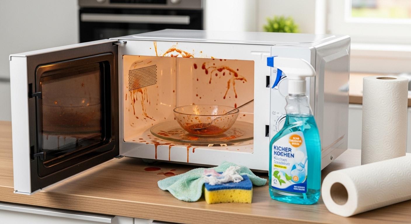 세척 귀찮음 소형 전자레인지 문제 해결