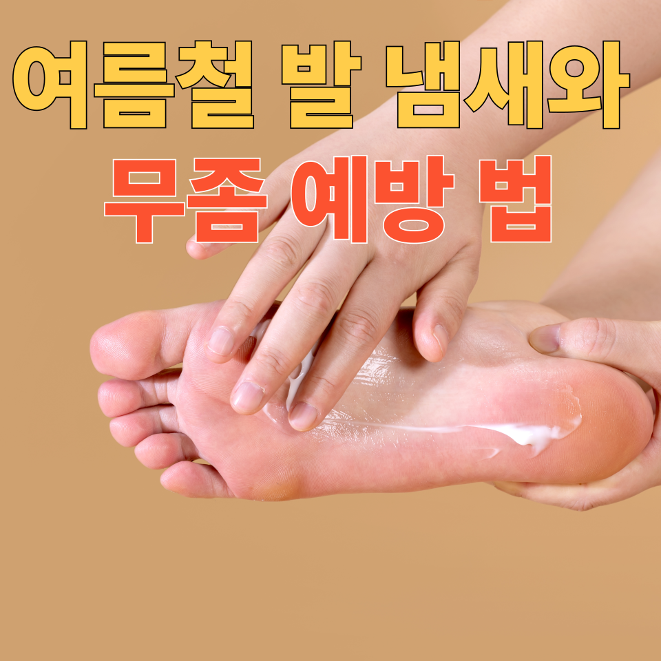 여름철 발 냄새와 무좀 예방 법