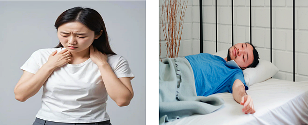 목에 담이 걸리는 이유, 스트레스, 낮은 베개