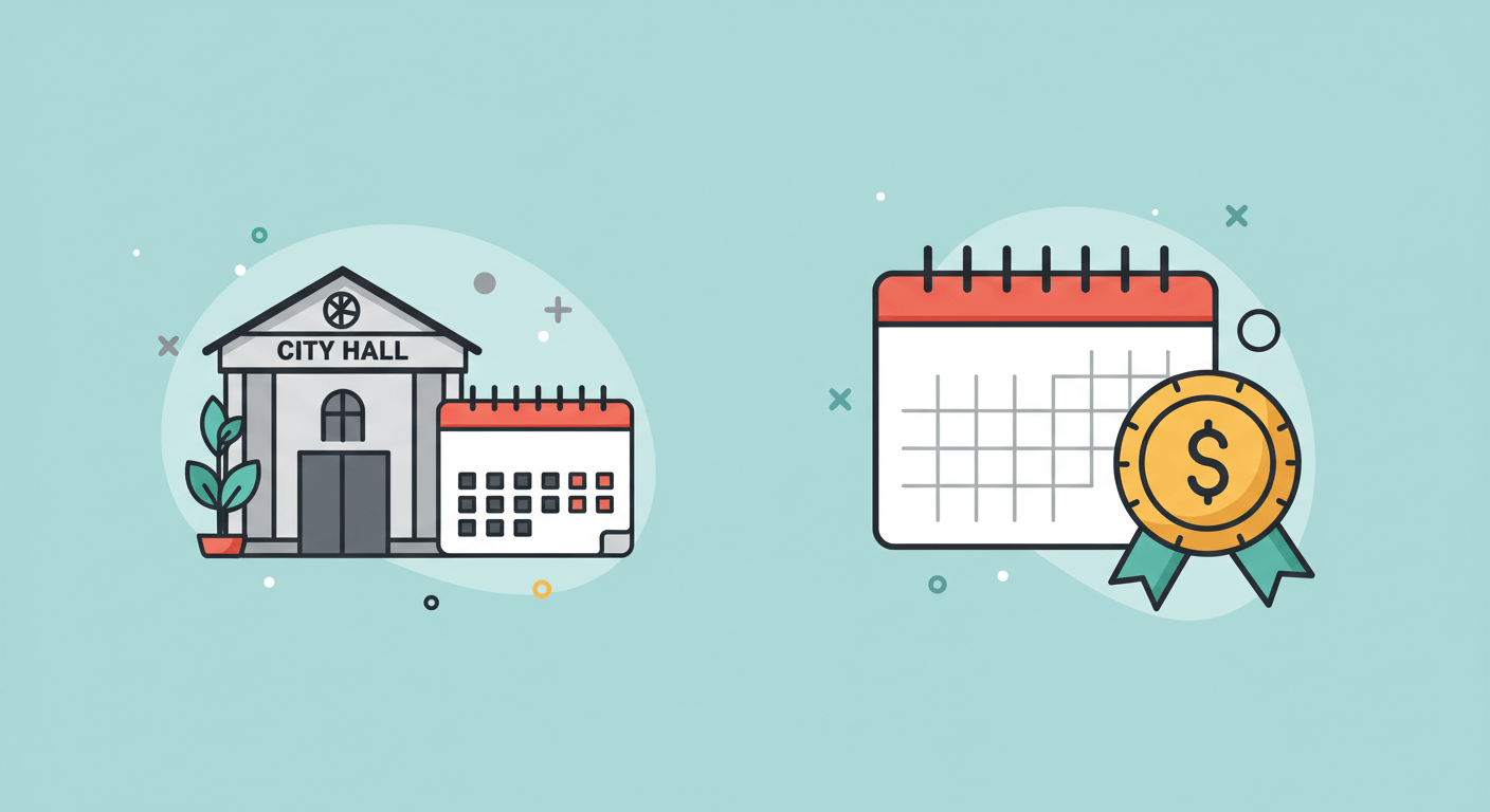 납부 시기, 신고 절차, 공제 항목 차이