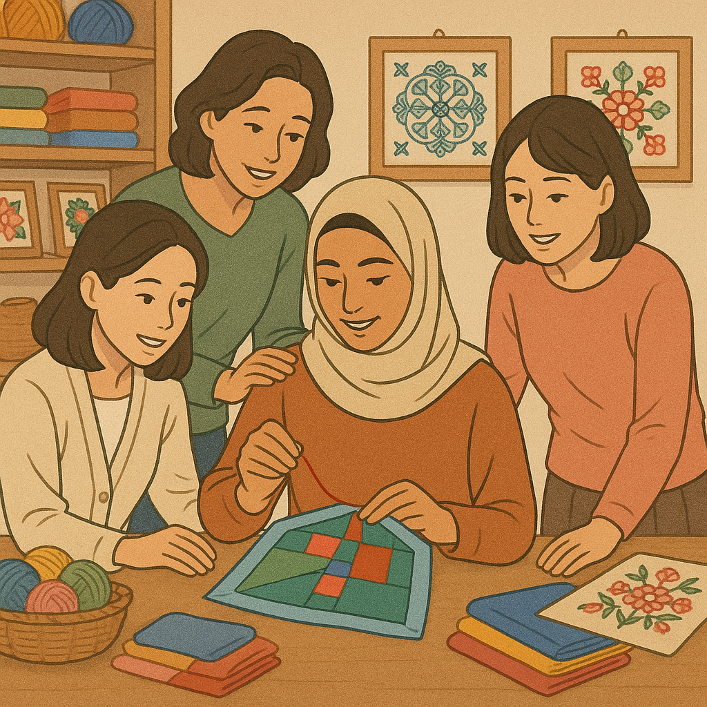 낯선 땅, 따뜻한 실 한 가닥 – 이민자 여성과 전통공예의 만남
