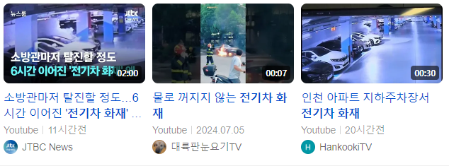 전기차 화재 대처방법