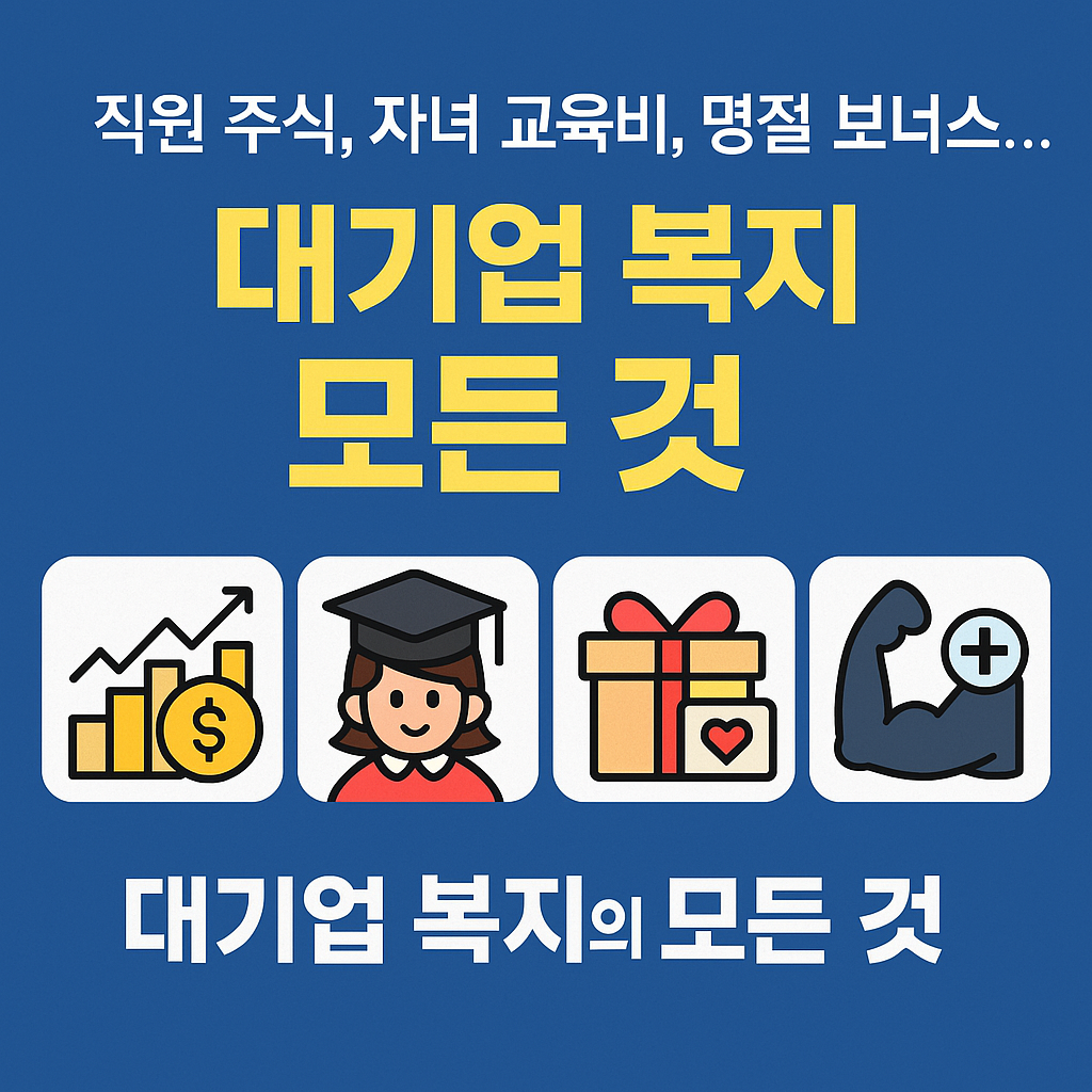 대기업 복지의 모든 것