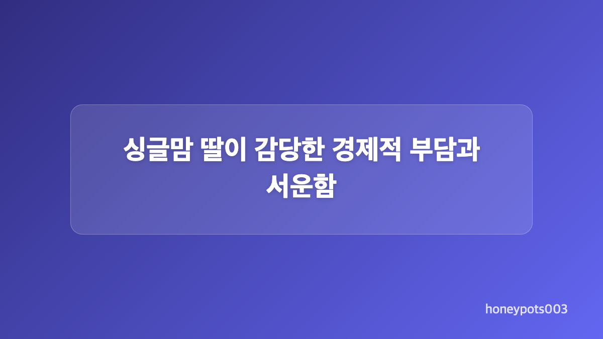 사업 실패 후 무너진 기러기 아빠의 일상