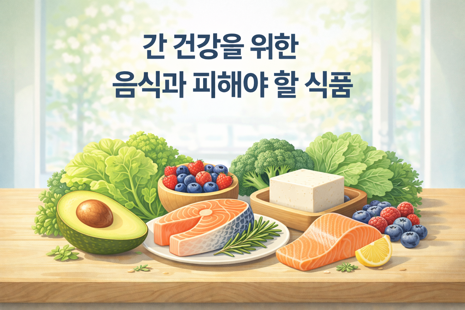 간 건강을 위한 음식과 피해야 할 식품 완벽 정리