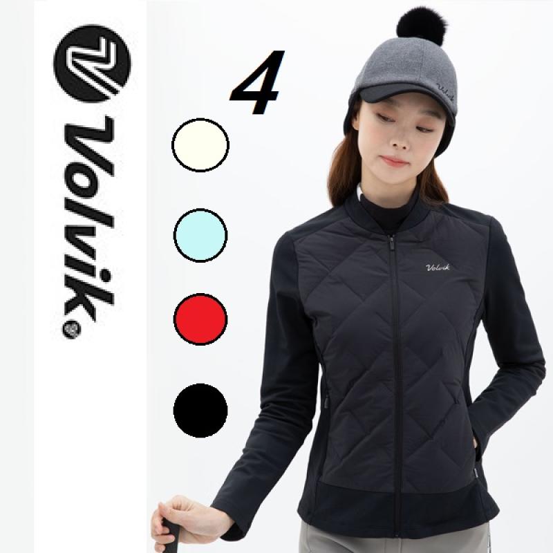 VOLVIK 볼빅 골프웨어 여성 베이직 하이브리드 경량 구스 다운 점퍼 LLWL995