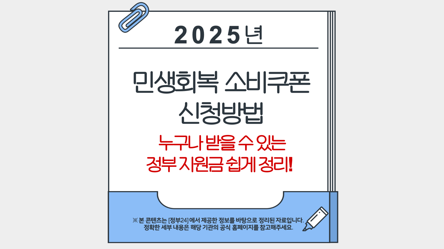 민생회복 소비쿠폰 신청방법